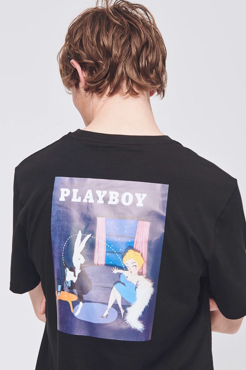 Playboy magazine print on sale shirt