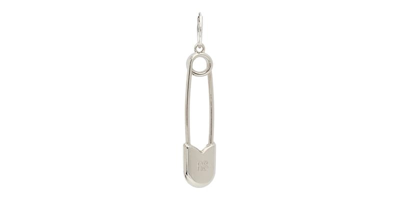 Fred Perry × Raf Simons Silver Earring raf-simons-silver-safety-pin-