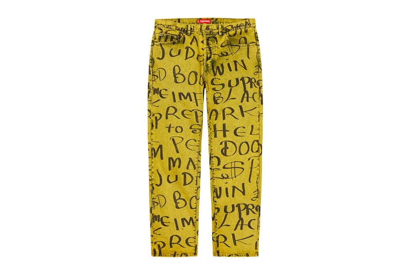 Supreme cheap yellow pants