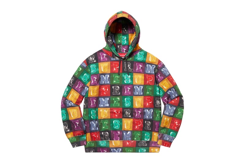 Multicolor supreme hoodie best sale