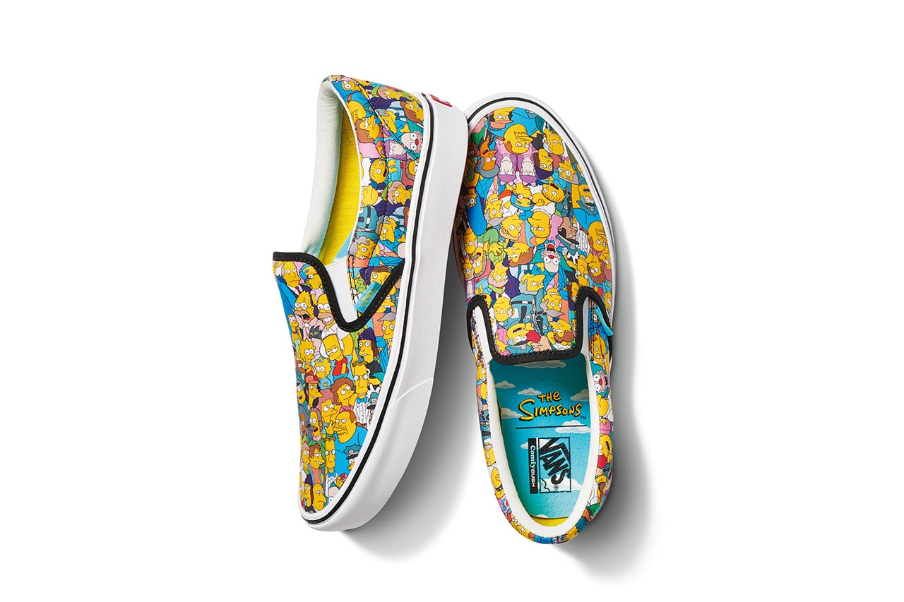 vans simpsons slides donut