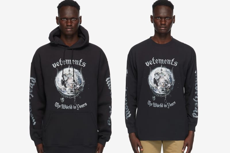 Vetements motorhead hoodie new arrivals