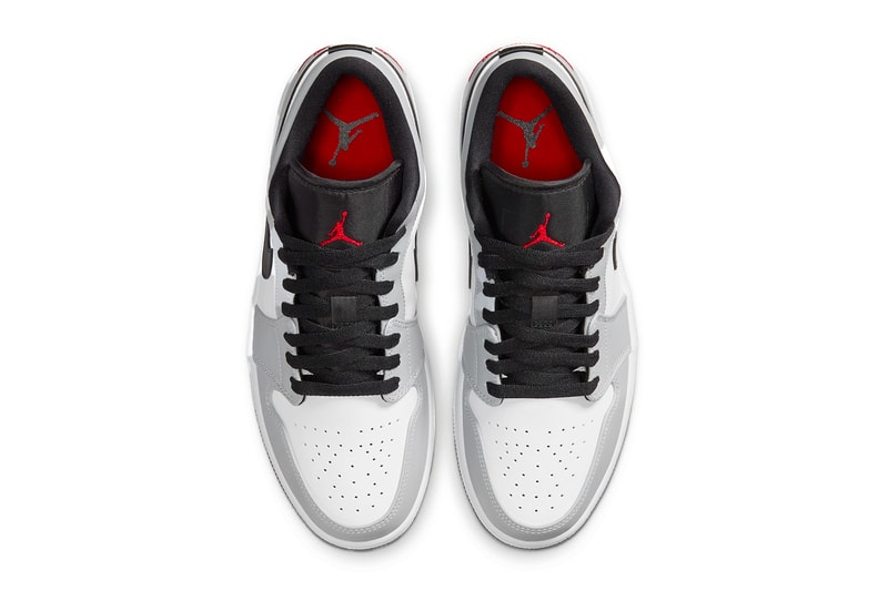 light smoke grey jordan 1 low on feet