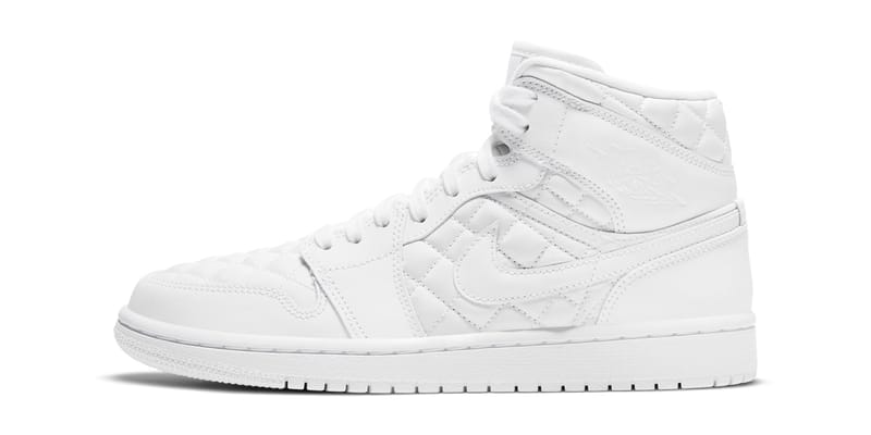 Size 8 - Air Jordan 1 Mid White for sale online | eBay