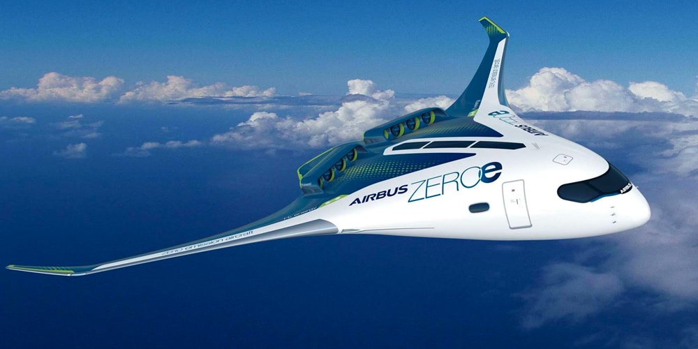Airbus представил пассажирские самолеты с нулевым уровнем выбросов на водородном топливе