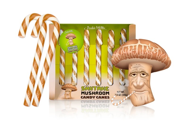 Archie McPhee Shiitake Mushroom, Pho, Ketchup Candy Canes Hypebeast