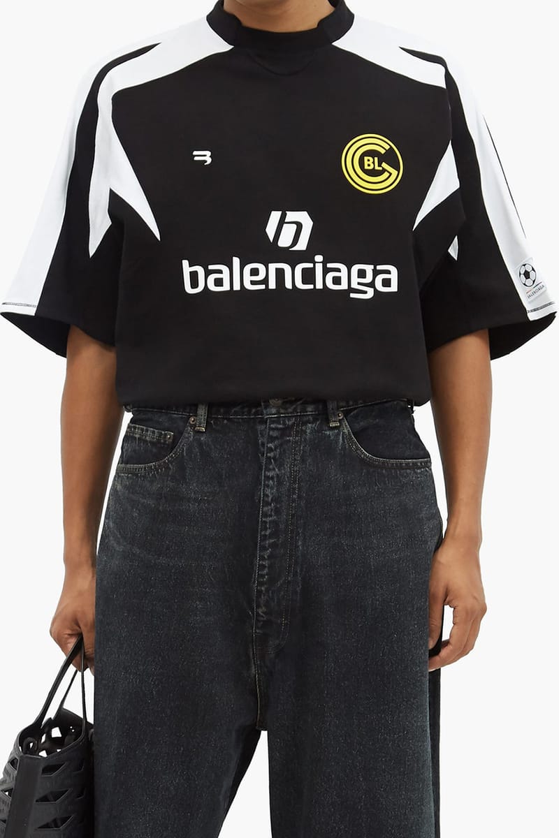 FW20 Balenciaga Oversized Soccer Jersey-