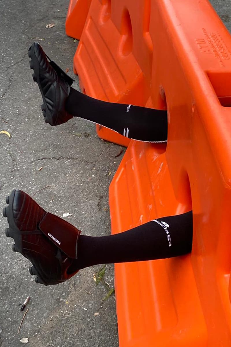 Balenciaga cheap boots orange