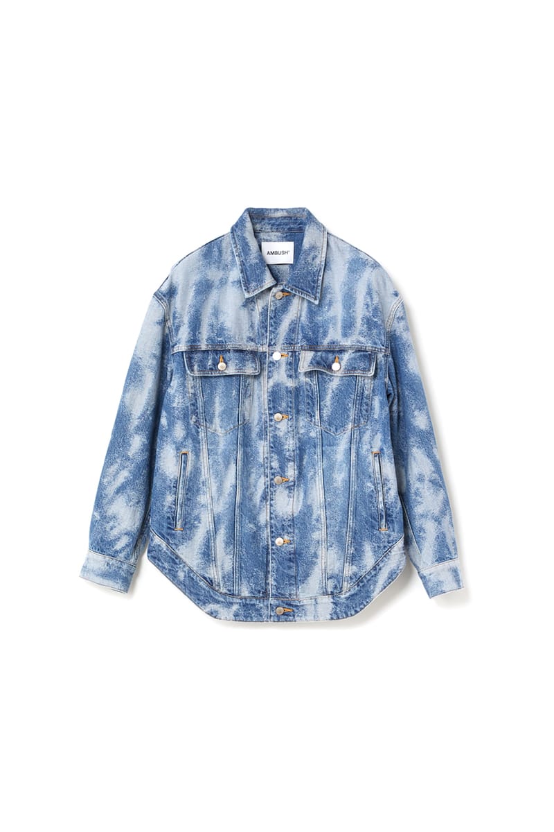 AMBUSH NOBO OVERSIZED STRIPE DENIMJACKET - ebonypodcastnetwork.com