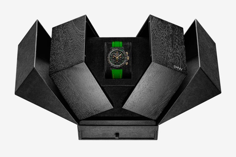 DiW Carbon Lime Daytona Watch Info Hypebeast