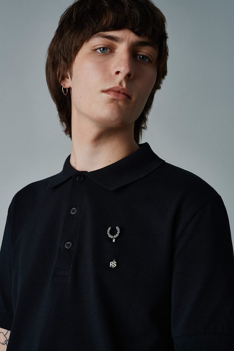 Fred perry x raf simons clearance shirt