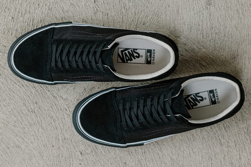 Vans black clearance tan