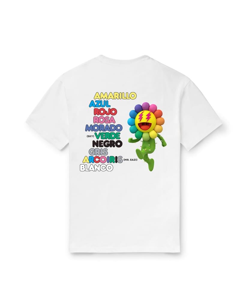 売れ筋がひ贈り物！ x Balvin J Takashi Drop Final Merch 'Colores' Murakami トップス