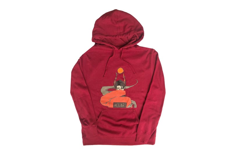 Lil peep cheap merch hellboy hoodie