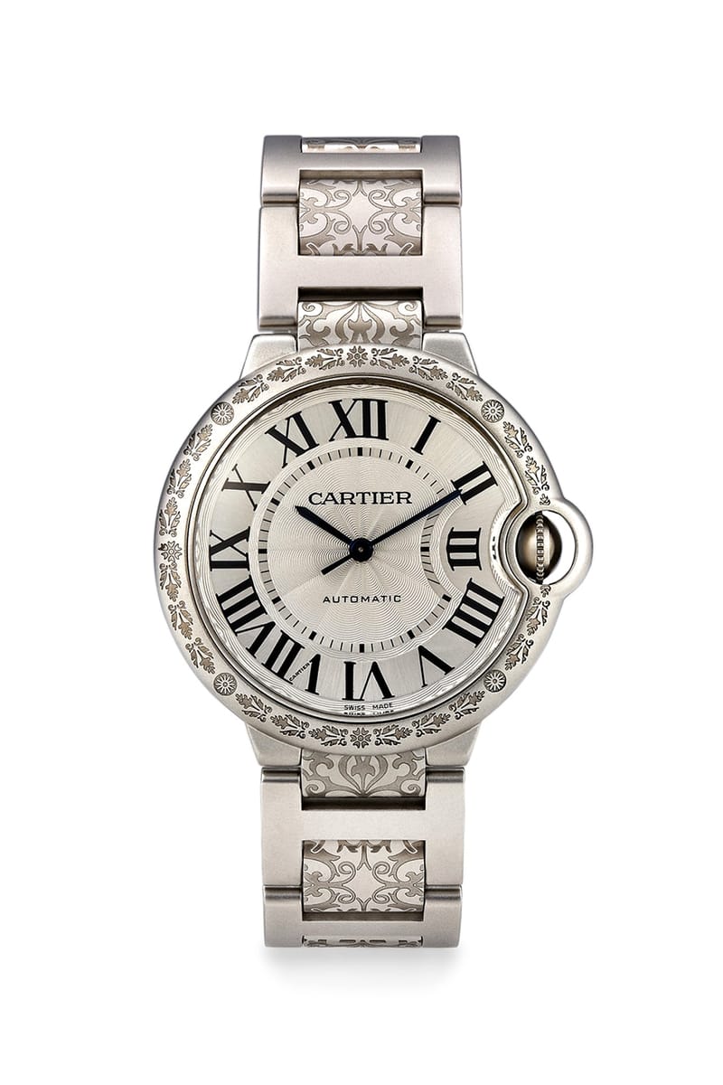 Engraved discount cartier watch