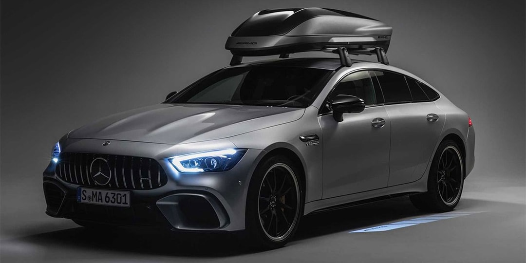 Mercedes-AMG создал специальный багажник на крышу для своих высокопроизводительных автомобилей