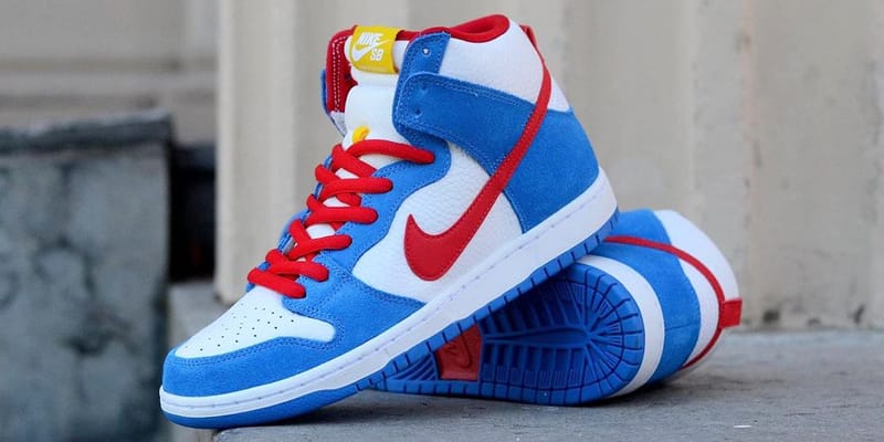 Red white and 2024 blue nike sb