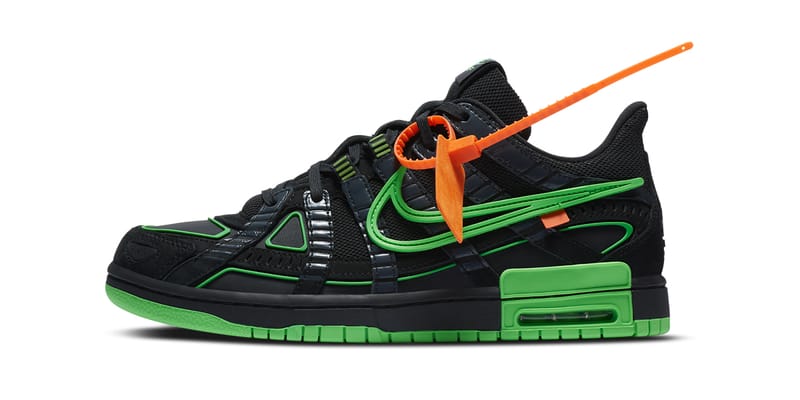 Nike off white green best sale