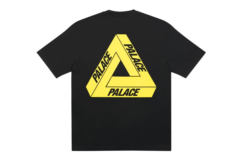 Palace Tri Ferg Shirt Tri-to-help Black Yellow Logo Never 2024 Worn Mens S/S