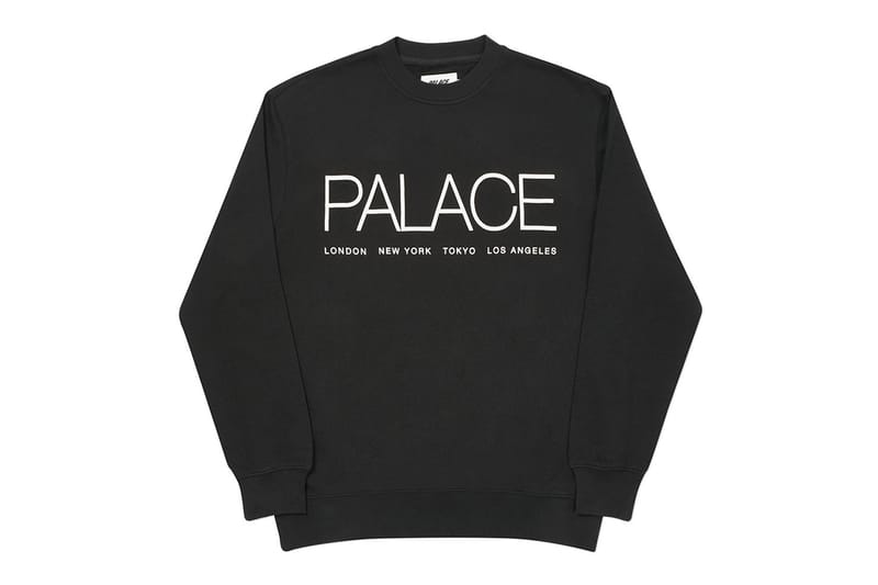 Palace hotsell black sweatshirt