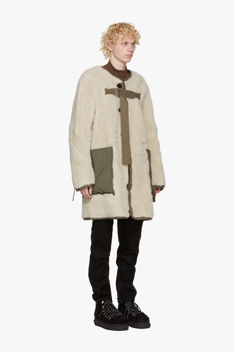 sacai Reversible Cotton-Blend Sherpa Coats | Hypebeast