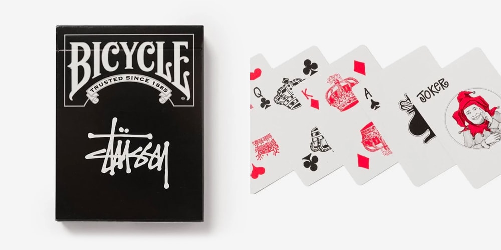 Игральные карты Stüssy и Bicycle меняют традиционную колоду из 52 карт