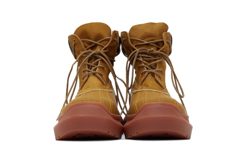 UNDERCOVER Drops Paneled Boots in Beige and Black | Hypebeast