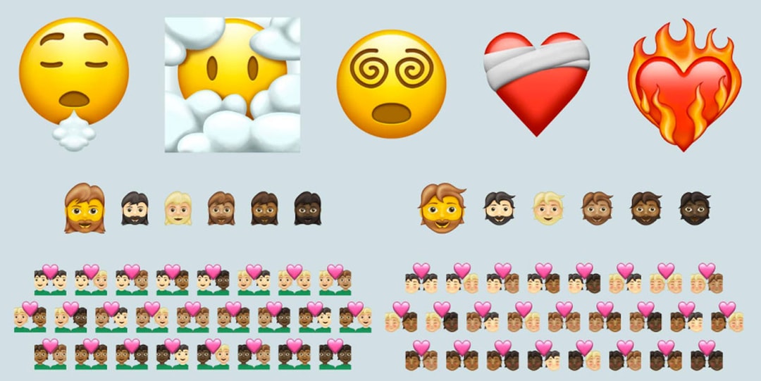 Последнее обновление Emoji добавляет 200 новых оттенков кожи для иконок пар