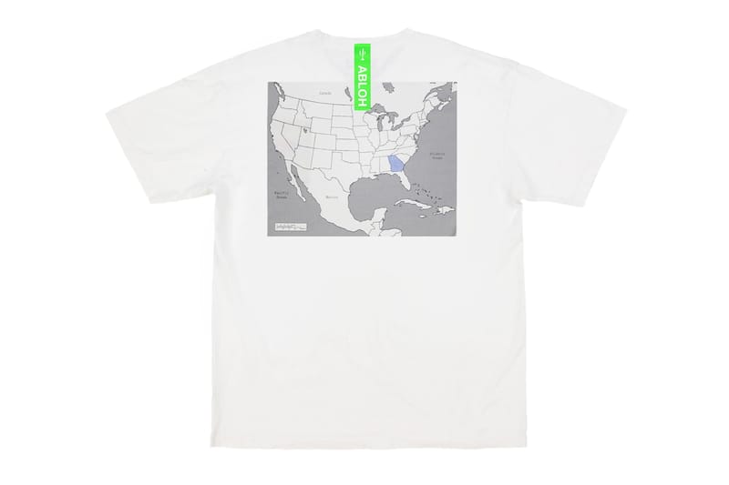 Off white outlet map tee