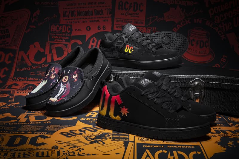 AC/DC x DC Shoes 'Back in Black' 40th Anniversary Shoes | Hypebeast