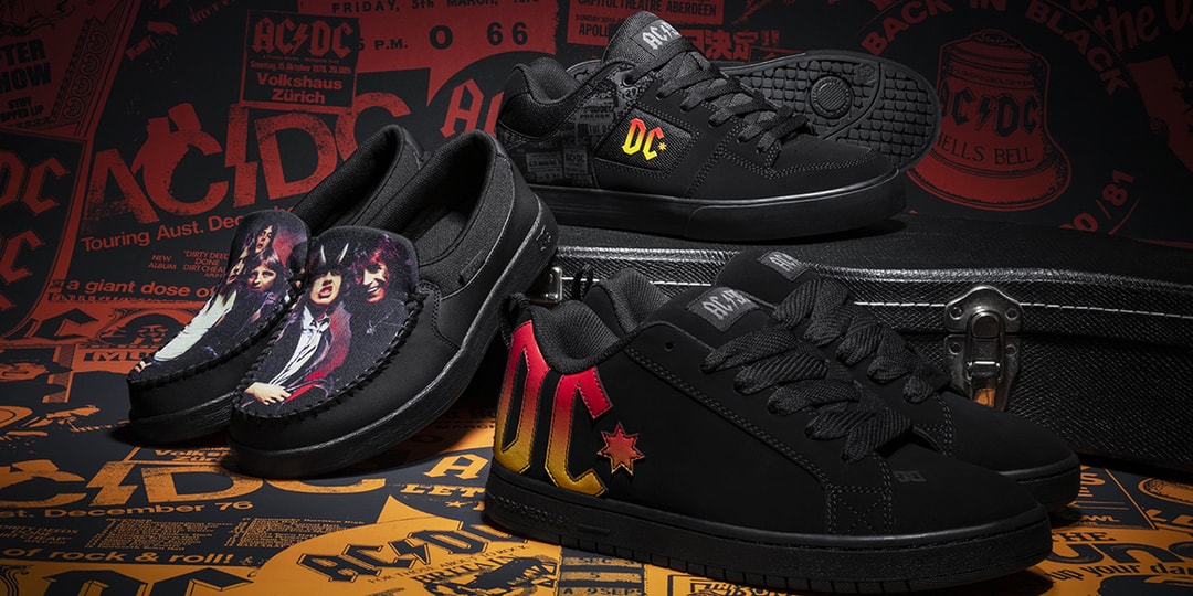 AC/DC x DC Shoes 'Back in Black' 40th Anniversary Shoes | Hypebeast