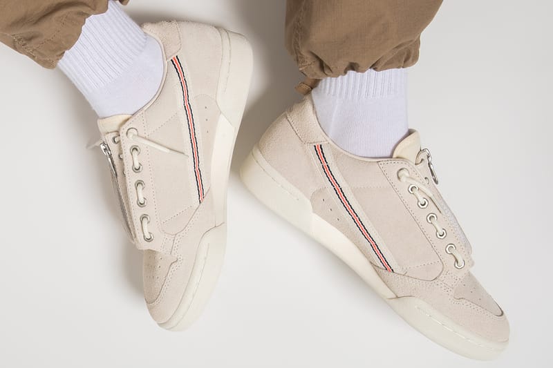 Adidas originals continental 80's clearance trainers in off white