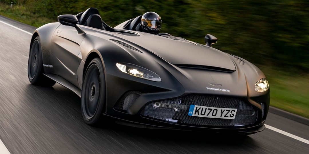 Aston Martin представляет прототип спидстера V12 мощностью 700 лошадиных сил без крыши