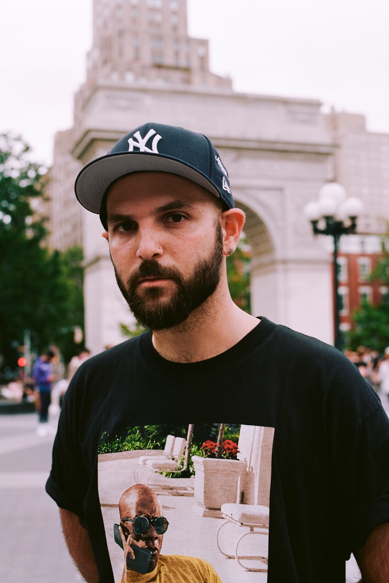 T-shirt AWAKE NY X New Era New York Yankees – Taglia M, Blu Navy, Cotone, Edizione Limitata - Foto 2