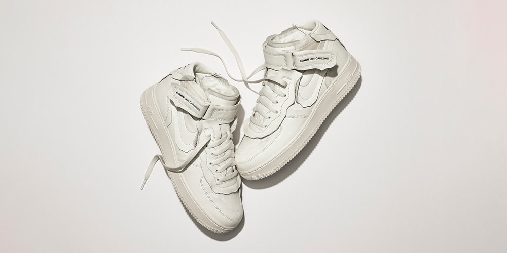 nike air force one x comme des garcons