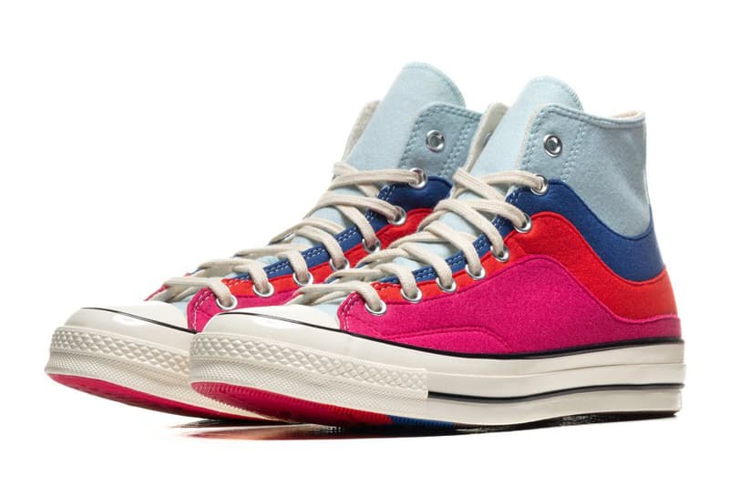 converse x converse nor easter felt chuck 70 hi