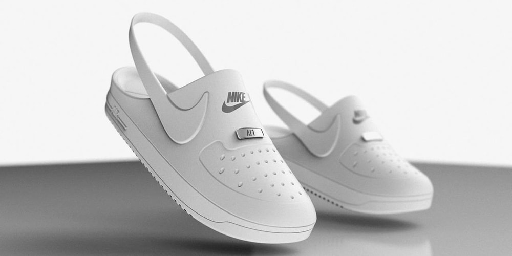 Crocs X Nike Air Force 1 Imagined As Best Indoor Shoe Hypebeast