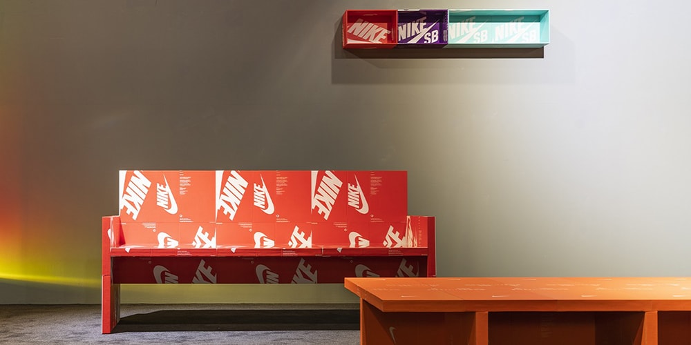 Гю Хан Ли превращает коробки Nike в функциональную мебель в фильме «Узор есть образец»