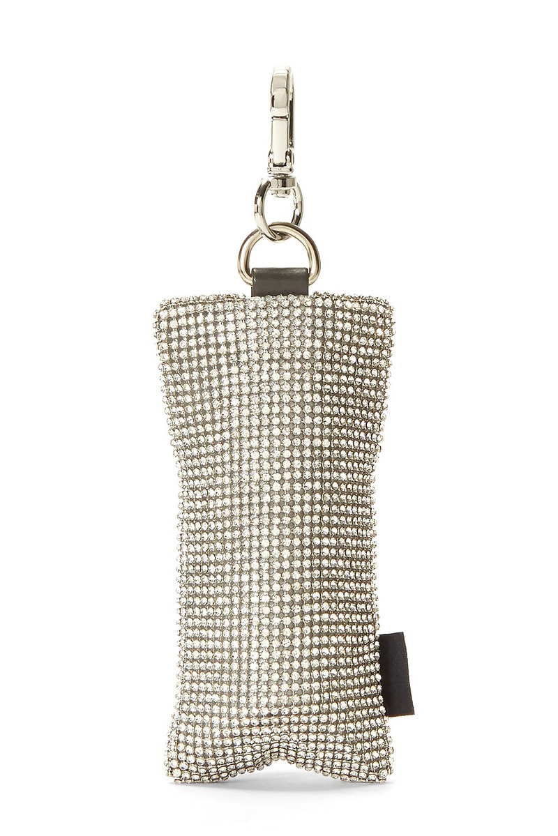 KARA Crystal-Embellished Chainmail Sanitizer Pouch | Hypebeast