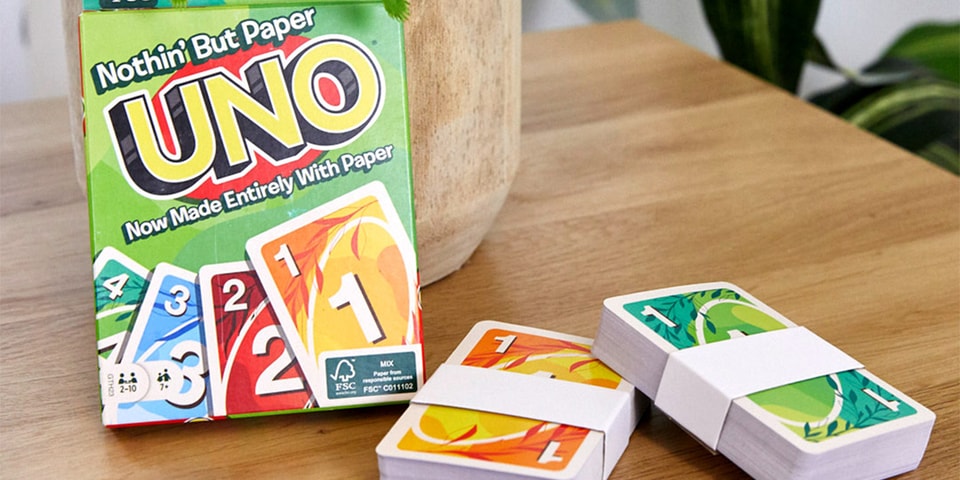 Mattel UNO Nothin' But Paper Sustainability Design | Hypebeast