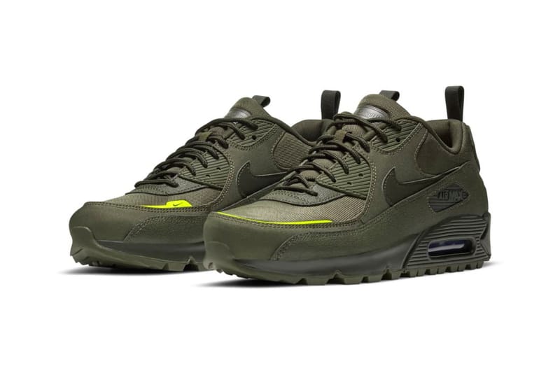 Nike air max 90 shop olive green and black