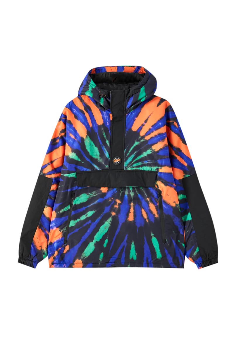 Pull and bear hot sale tie dye jacket