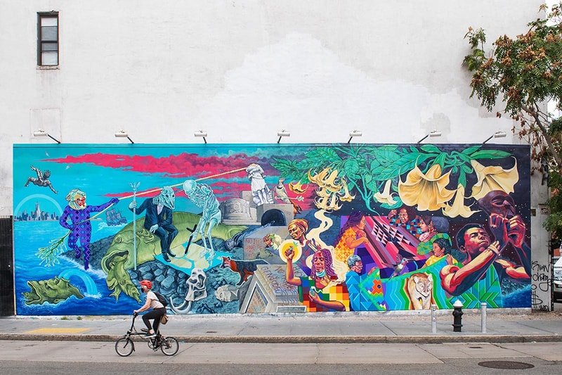 Raúl Ayala Houston Bowery Wall Mural Hypebeast