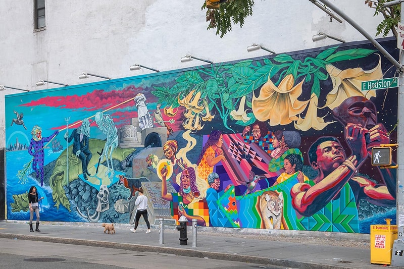 Raúl Ayala Houston Bowery Wall Mural Hypebeast