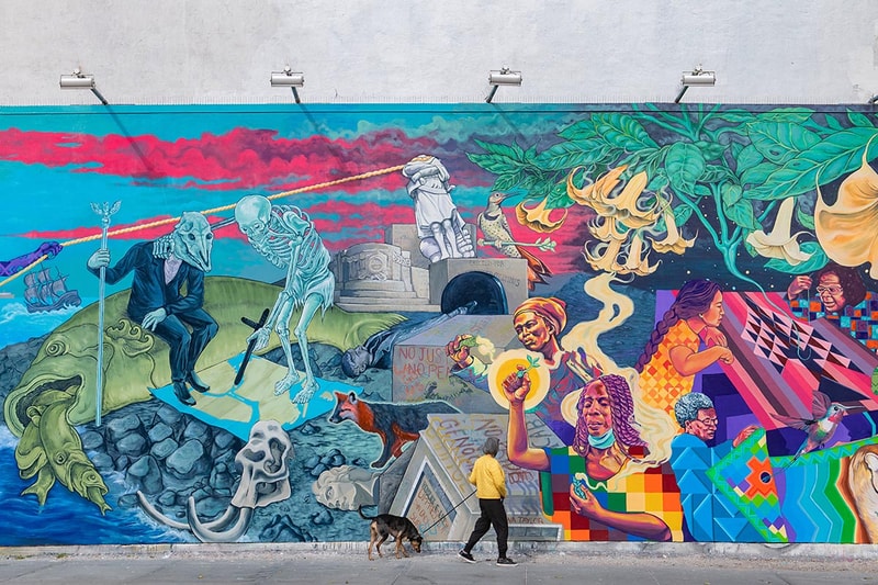 Raúl Ayala Houston Bowery Wall Mural 