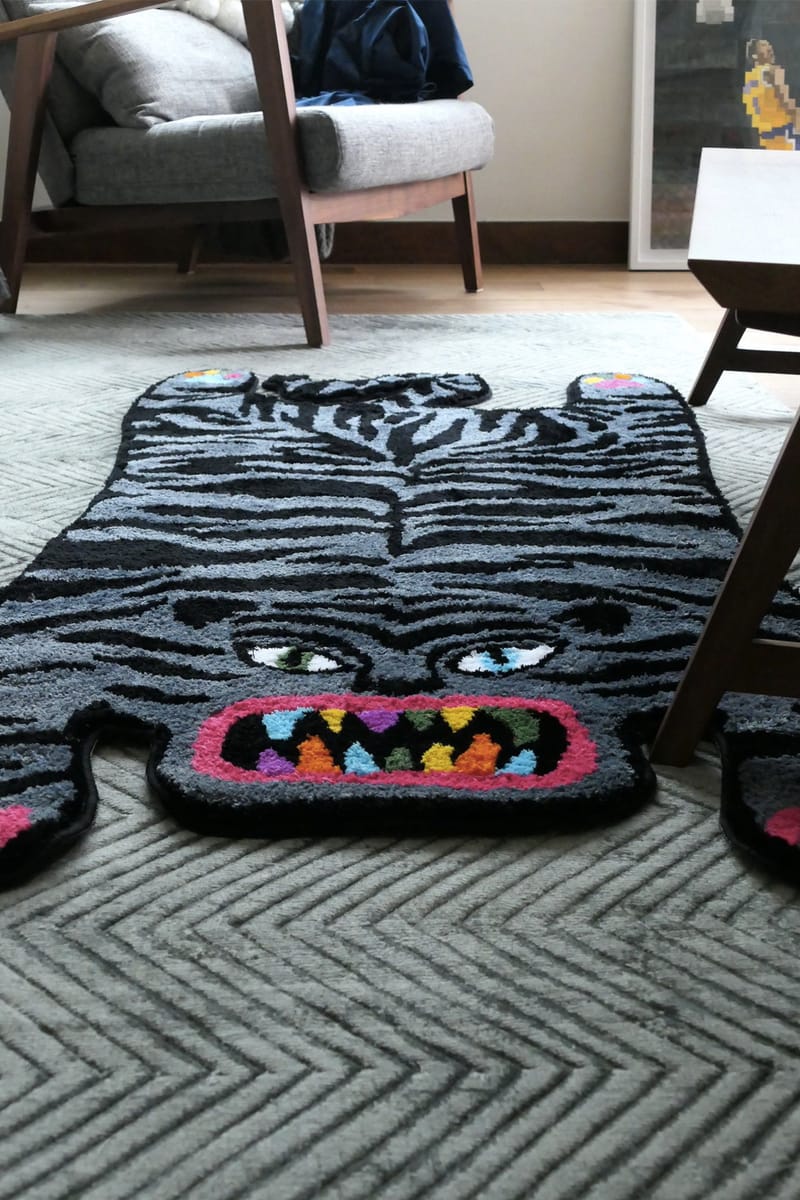 RAW EMOTIONS for 432HZ UGLY TIGER 2.0 Rug | Hypebeast RAW EMOTIONS for 432HZ UGLY TIGER 2.0 Rug | Hypebeast