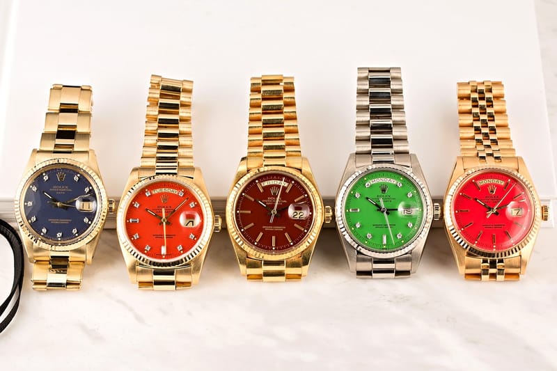 Rolex led on sale