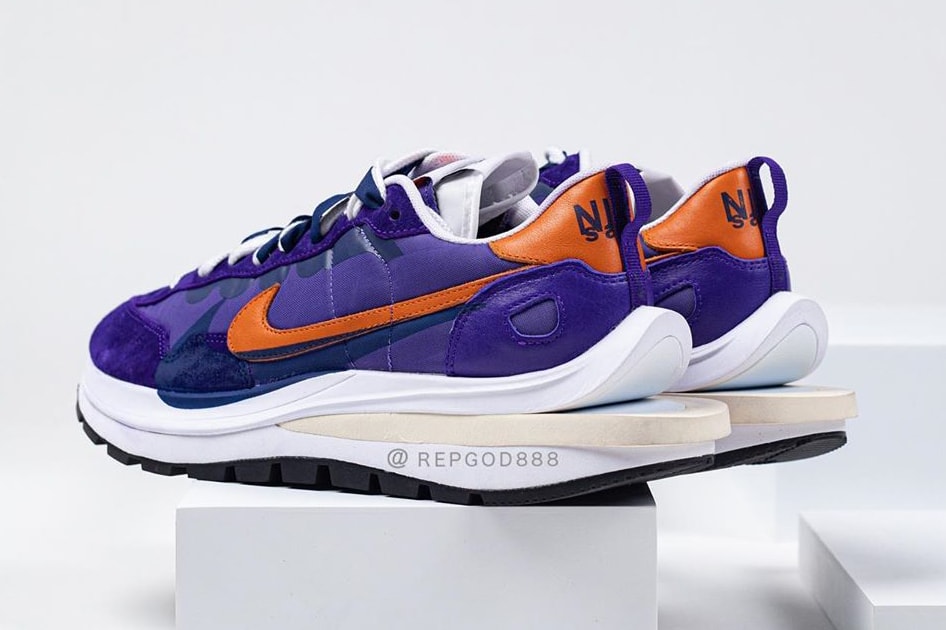 sacai nike purple