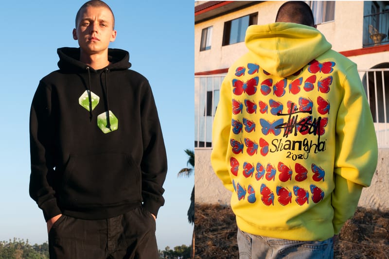 STUSSY 星空 STUSSY ステューシー × champion チャンピオン 宇宙飛行士 T
