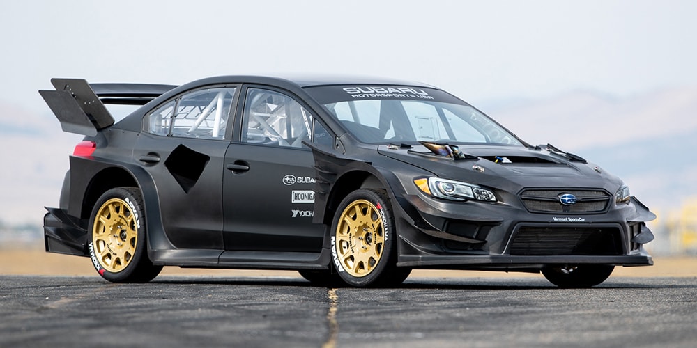 Subaru создала Hoonigan Gymkhana — огнедышащий WRX STI с корпусом из необработанного углеродного волокна